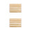 2Pièces Quick-Dry En Bambou Beige Pour Douche Sauna 3