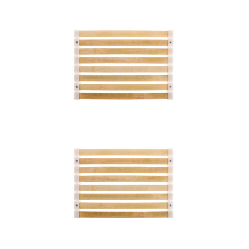 2Pièces Quick-Dry En Bambou Beige Pour Douche Sauna 2
