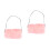 2Stk Handmuffs Rosa Kunstfell Für Kalte 3