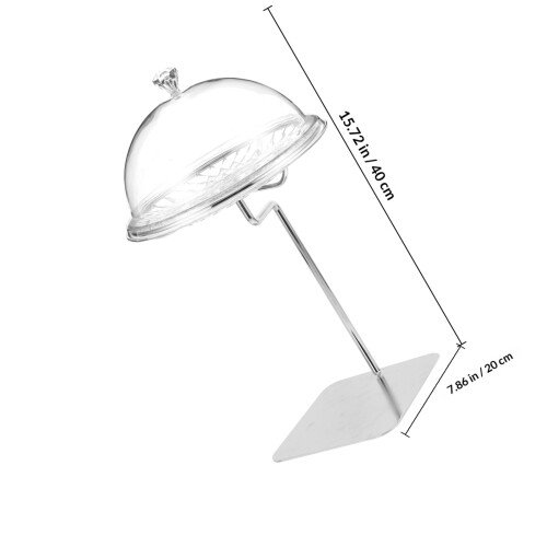 Support À Gâteau Transparent Cloche 1