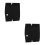 2Pièces Protection Main Cor PU Antidérapant Accessoire Noir 2
