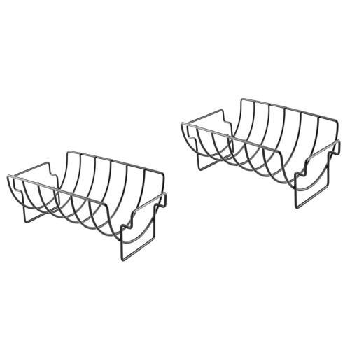 2Stk Outdoor Bbq Rack Robustes Barbecue Regal Praktisch 2