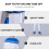 2Sets Party Kostüm Set Weiß Sailor Uniform Cosplay Performance Kinder 5