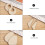 60Pièces Pendentifs Bois DIY Beige Pour Boucles D’oreilles 4