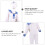 2Sets Party Kostüm Set Weiß Sailor Uniform Cosplay Performance Kinder 6