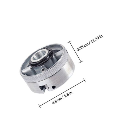 Mandrin 3-Mors Métal Argent Pour Accessoire Machine Tour 1