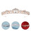1Pièces Diadème Rose Gold Durable Accessoire Coiffure 9