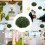 1Pièces Boule D'herbe Artificielle En Décor Suspendu 4