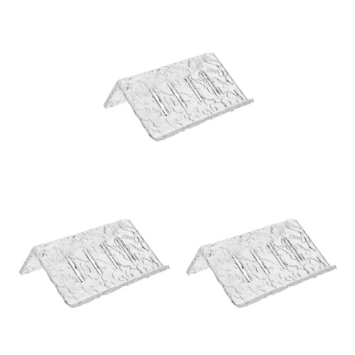 3Pièces Porte- Transparent Mural Perçage, Drainant 1