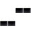4Stk Mini Holz- Doppelseitig Schwarz Hängen Für Zuhause 2