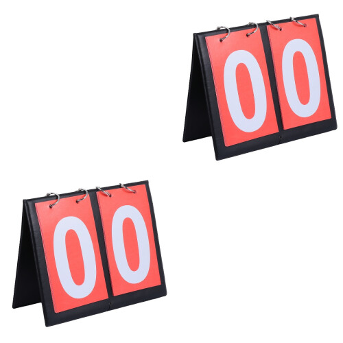 2Stk Handlicher Score Flipper Rot, 2- Spielstandzähler 1