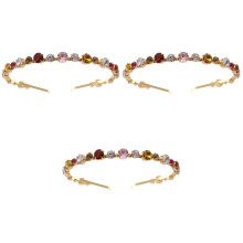 3Stk Goldene Haaraccessoires Kristall Haarschmuck Für Party