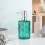 6Pièces Bouteilles En Verre Vert Pour Shampooing Distributeur 8