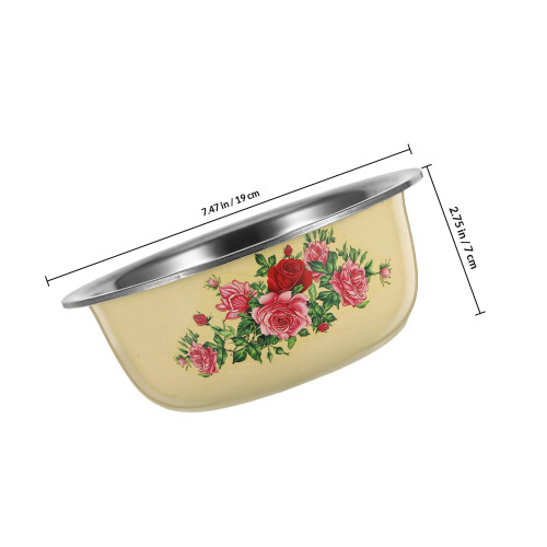 Métal Rétro Bol Cuisine Facile À 1