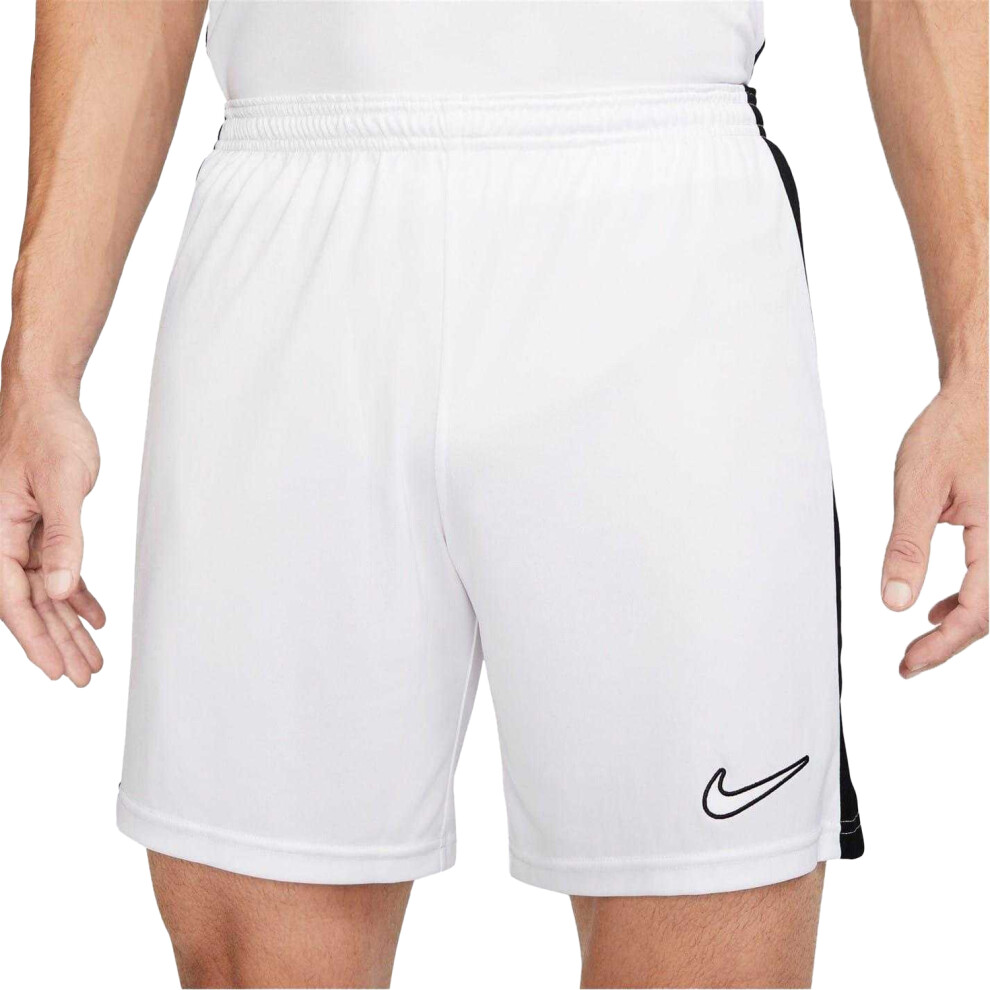 Nike (Xs, White/Black) Mens Academy Shorts Black
