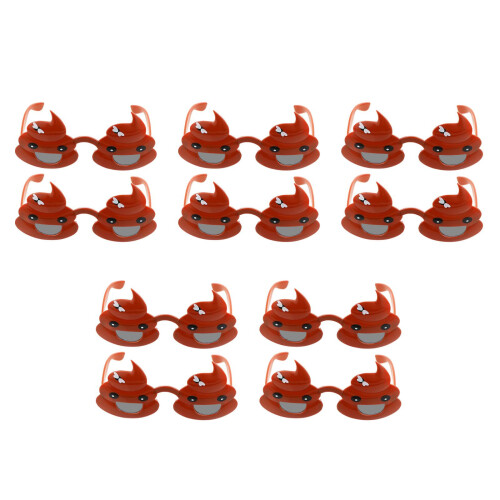 10St Grappige Bril ABS Party Props Voor Feest Decor Poo 1
