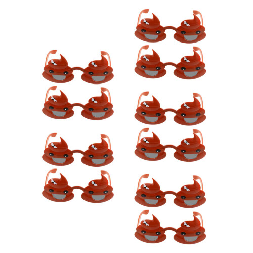 10St Grappige Bril ABS Party Props Voor Feest Decor Poo 2