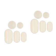 10Pièces Planches En Bois Beige Pour Fond De Sac DIY