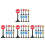 4Ensembles Jeu Panneaux ABS Miniatures Jouets Colorés 6