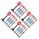 4Ensembles Jeu Panneaux ABS Miniatures Jouets Colorés 7