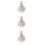3Pièces Barrette Chapeau Plume Paillettes Accessoires 2