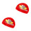 2St Cartoon Feesthoedjes Dier Accessoires 3