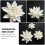 2Sets Wit Keramisch Lotus Wierookbrander Elegant Aroma Decor 6