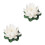 2Sets Wit Keramisch Lotus Wierookbrander Elegant Aroma Decor 7