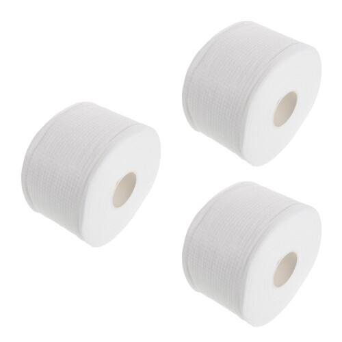 3Rouleaux Lingettes Coton Jetables Éponges Douces 2