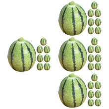 32St Resin Mini Watermeloenen Valse Groen Poppenhuis Tafelversiering