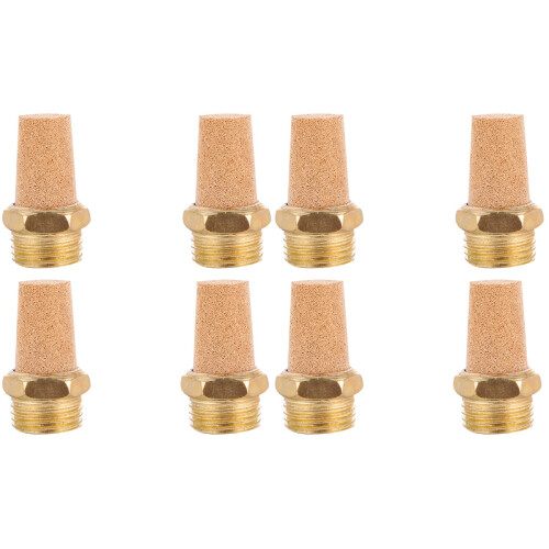 8Stk Pneumatischer Messing Ventil Geräuschreduzierung 1