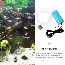 Compacte USB Zuurstofpomp ABS Aquarium Luchtcompressor