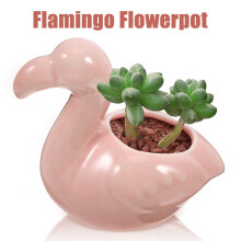 2St Minimalistische Flamingo Roze, Keramiek Voor