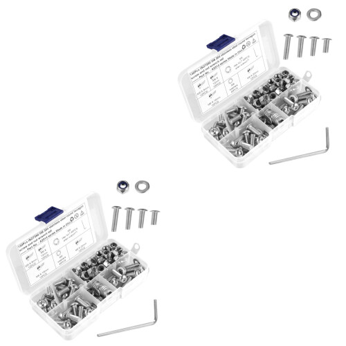 2Stk Rundkopf Maschinenschrauben Sortiment 1