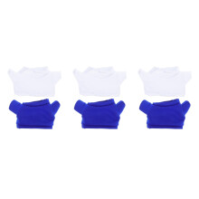 6Pièces Costumes T-Shirts Confortables Pour Ours En Peluche Et Poupées