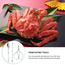 1Set Rvs Seafood Tools Set Met Krabbenpincet, Scharen En