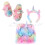 3Pièces Accessoires Licorne Peluche Pour Soirée Couleurs Vives 3