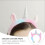 3Pièces Accessoires Licorne Peluche Pour Soirée Couleurs Vives 4