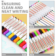 48St Uitwisbare Whiteboardpennen Assortiment Comfortabel Grip Kantoor