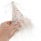 Barrette Chapeau D'anniversaire Plume Pailleté Pour 4