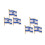 6St Israël Lapel Pins Legering Multi Kleuren Feest Accessoires 4
