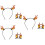3Sets Antler Haarband Party Accessoires En Duurzaam 6