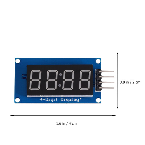 2St Rood 4-Cijferige LED Display Module Van Hars Voor Thuisgebruik 1