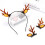 3Sets Antler Haarband Party Accessoires En Duurzaam 9