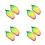 8Pièces Fruit Artificiel Mangue Cristal Multi Usage Décor Sophistiqué 3