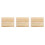 3St Beige Bamboe Badmat Met Antislip, Hittebestendig En Drogend 3