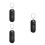 3St Zwarte Studenten Sleutelhanger Horloges, Stil En Compact 1