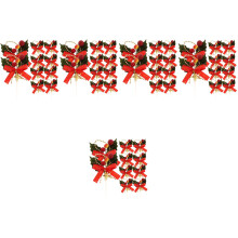 50St Cupcake & Cake Toppers Zijden Lint Kunststof Feestversiering