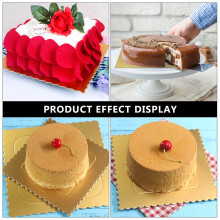 10St Gouden Kartonnen Cake Pads Recyclebaar Voor Feest &
