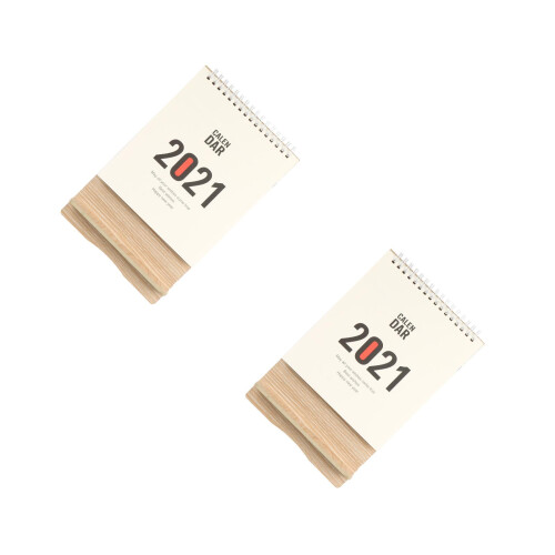 2St Staande Bureaukalender Dagelijks Multifunctioneel 2